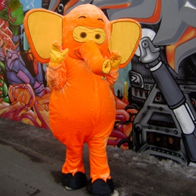 mascots elefant costume